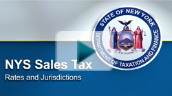 NYS Sales Tax Rates and Jurisdictions