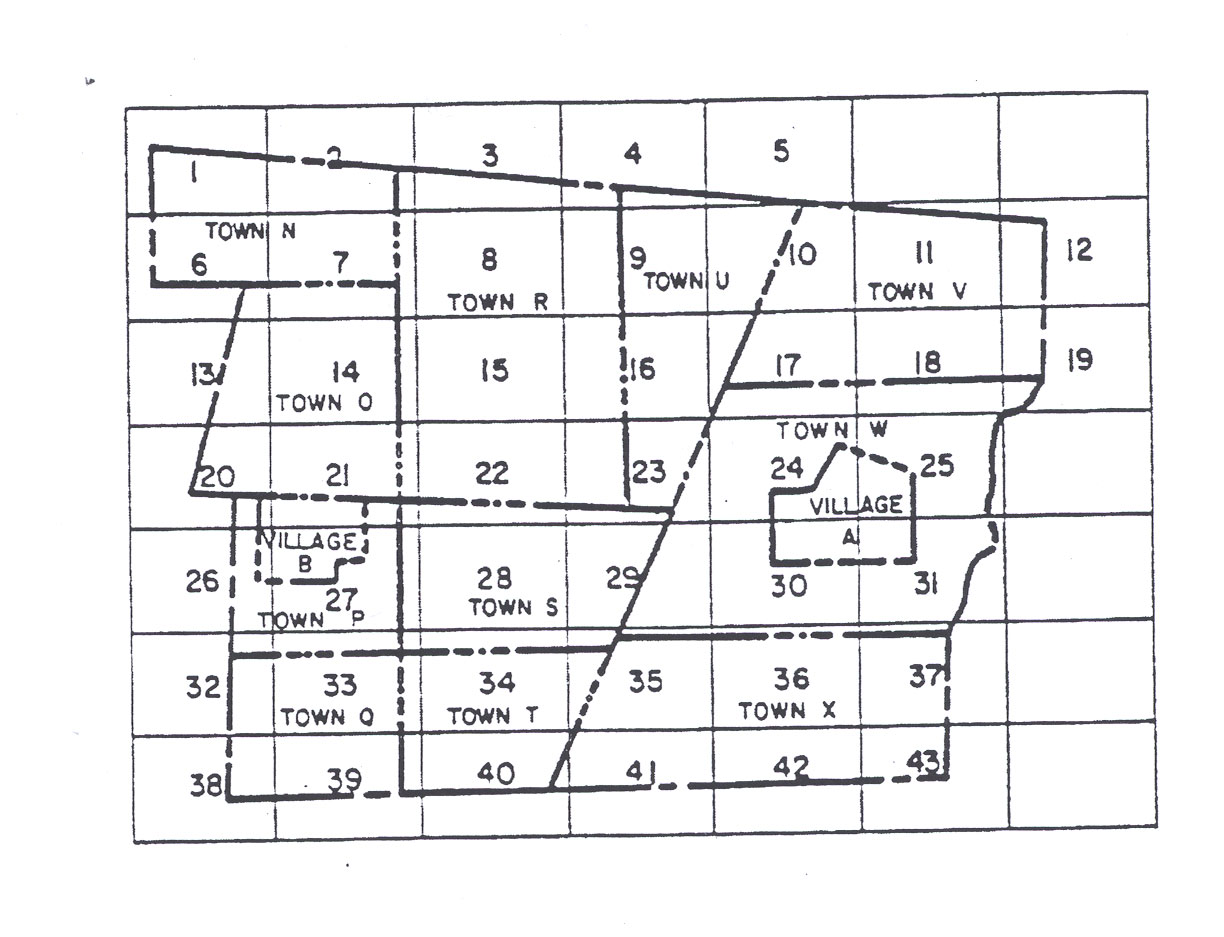 map of country modular units