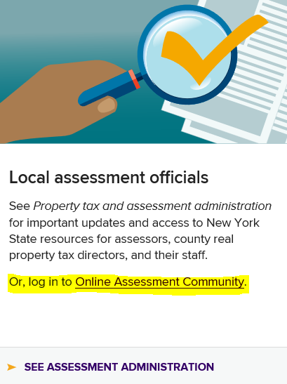 login to Online Assessment Community